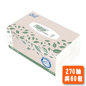 可麗舒環保面紙270抽/60包